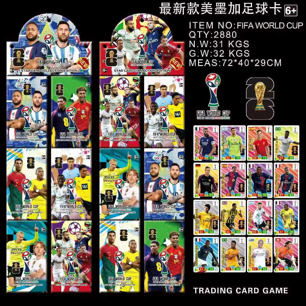 Чистая английская экспортная версия карты Покемона Пикачу, английская версия, 288 штук, оптовая продажа 1