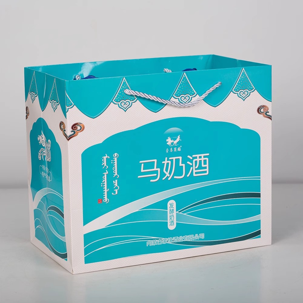 Inner Mongolia horse milk wine set horse hero horse milk wine 18 degrees fermented milk wine 4 bottles per piece