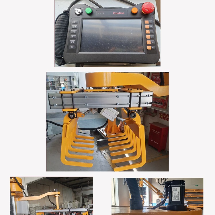 Palletizing Robot Column Arm Fully Automated Assembly Line Equipment Carton Sack Snakeskin Bag Handling and Stacking Machine