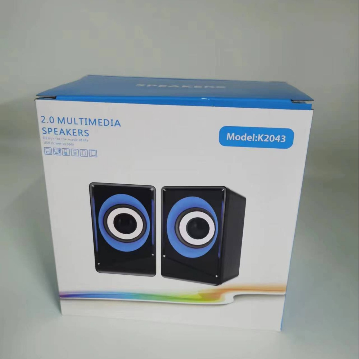 New Cross-Border Computer Audio Desktop Home Notebook Wired Small Speaker Desktop Subwoofer Speaker Wholesale