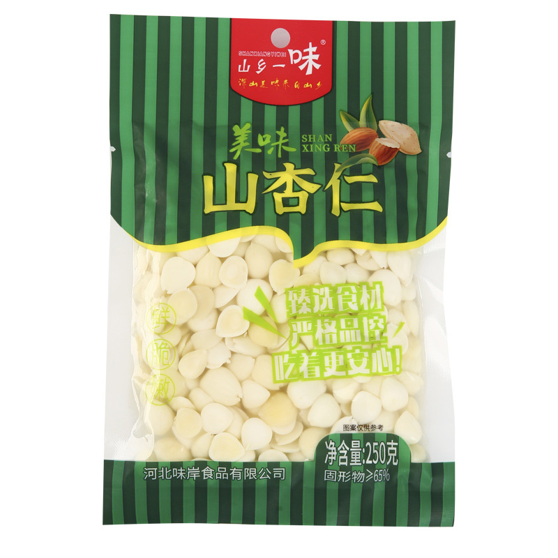 Hebei Specialty Canned Salted Almonds Can Be Mixed with Cold Dishes and Porridge Food 250g*20 Bags