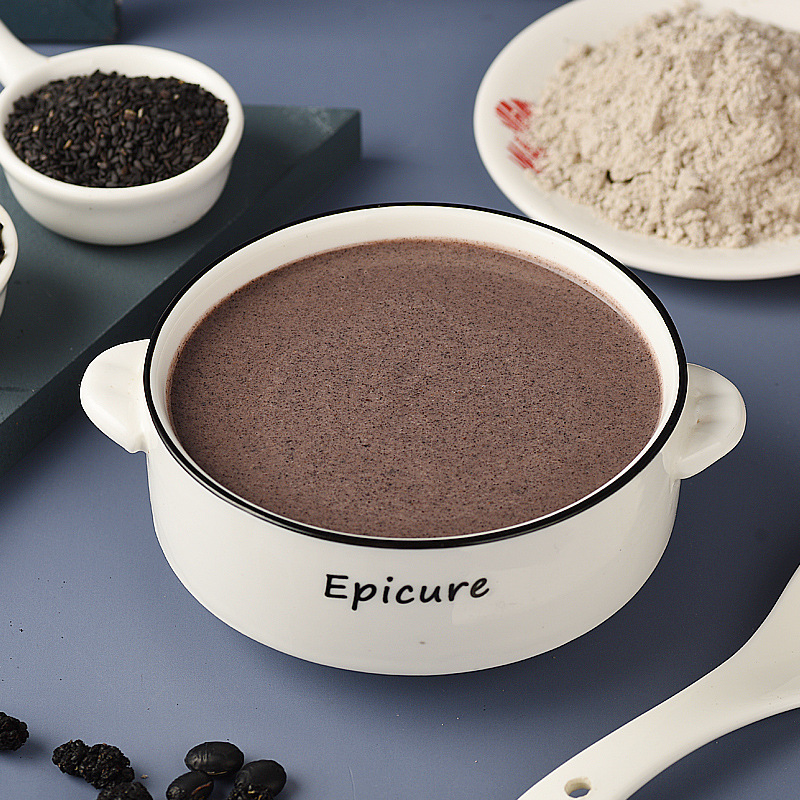 Black Sesame, Walnut, Mulberry Powder, Black Bean Powder, Sesame Paste, Meal Replacement Powder, Drink Supports Distribution, Invite Wholesale Agent