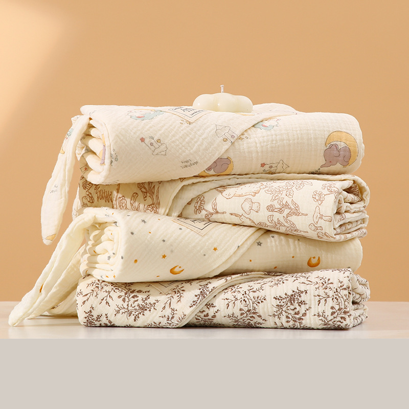 Baby hugging quilt big rabbit ears newborn bag swaddling baby delivery room small quilt available in four seasons