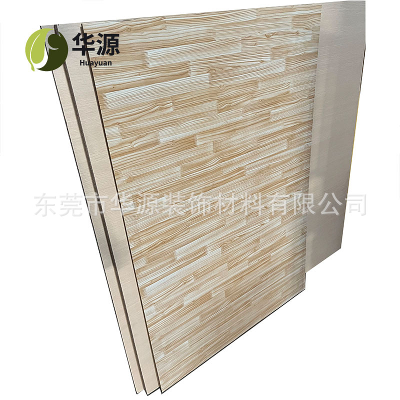 Manufacturer in Stock Wholesale Crystal Porcelain Painting Decorative Medium Fiber Board Sticker Veneer Mirror Back Panel Gorgeous Wood Grain Craft Board