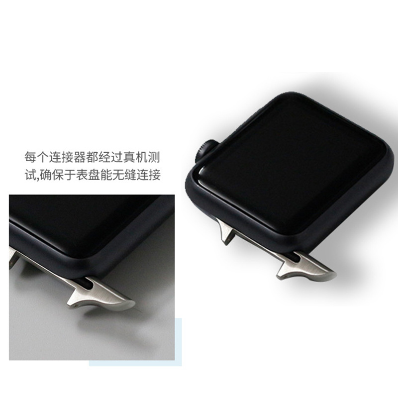 Suitable for Apple Strap Connector iwatch789 Raw Ear Integrated Headgrain AppleWatchS10 Adapter