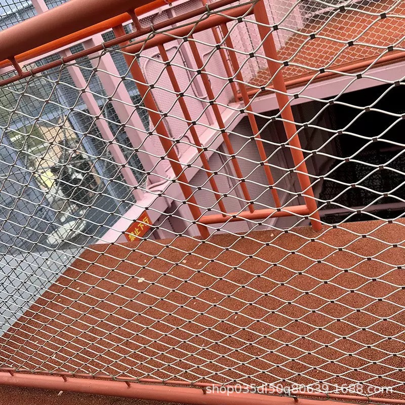 Stainless Steel Rope Net Anti-Fall Net School High-Altitude Wellhead Safety Net Bird Forest Zoo Scenic Spot Balcony Protection Discount
