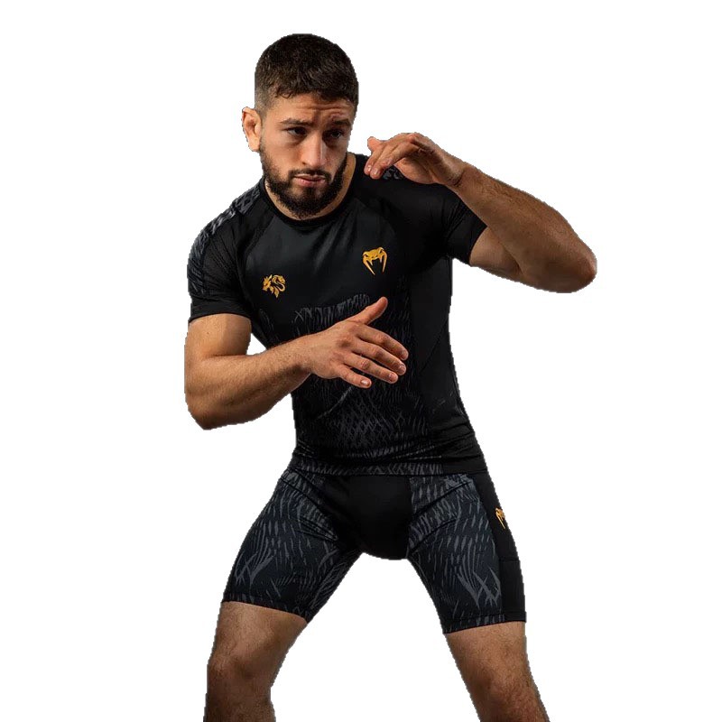 Venum Venom Ufc Chimaev Super Elastic Sports Compression Bodysuit Boxing Sanda Fighting Fitness Training