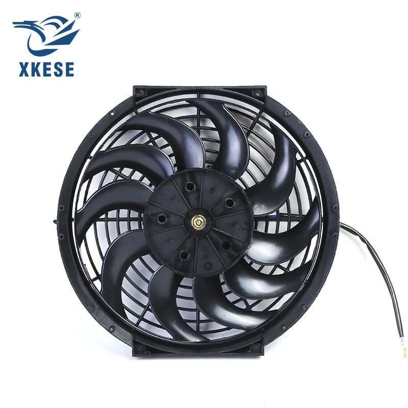 Cooling fan car air conditioner cooling fan 12 inch car changed to universal fan radiator cooling electronic fan