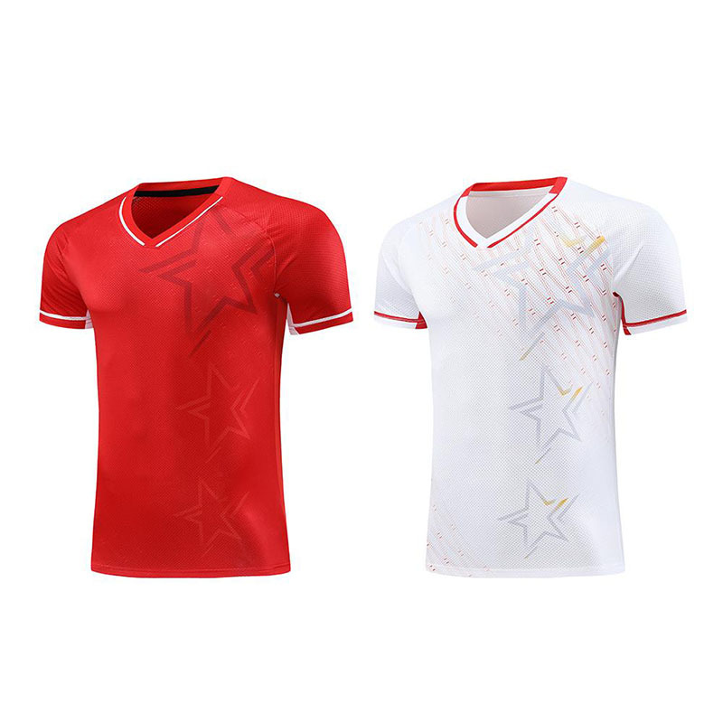 Спортивный костюм для бадминтона, унисекс для соревнований, тренировочный лагерь, микроэластичный, быстросохнущий, дышащий, впитывающий пот, печать