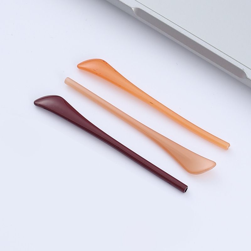 Anti-Slip Eyeglass Temple Tips for Round Temples, Eyewear Accessories for Sunglasses, Men's and Women's Prescription Glasses Frame Temple Tips