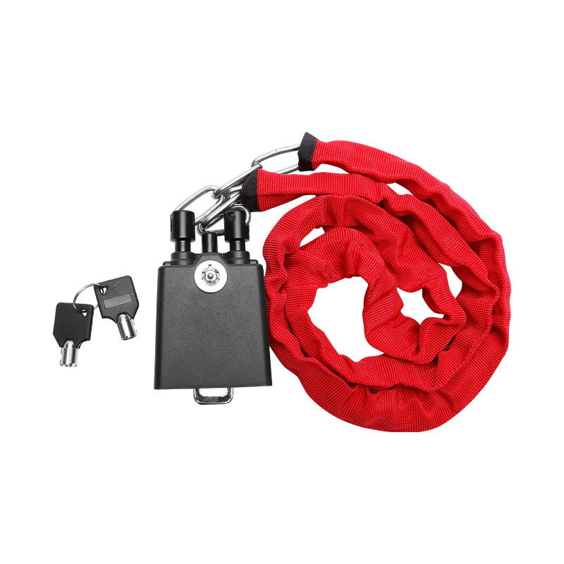 Car steering wheel anti-theft lock car anti-theft lock safety belt buckle lock anti-cutting anti-saw steel cable wire chain lock