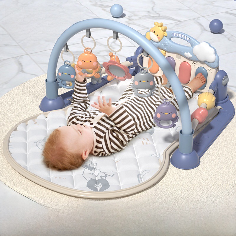 Baby Fitness Stand Pedal Piano 0 to 3 Months Toys Educational Kidsren Newborn Gift Baby Toys 1-2 Years Old