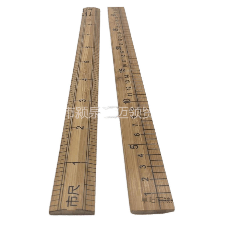 Ruler Cloth Ruler 1.0m Wooden Meter Ruler Teaching 10 Clothing Measuring Ruler Bamboo Tailor 1cm Ruler Straight Ruler 0 Inch Ruler