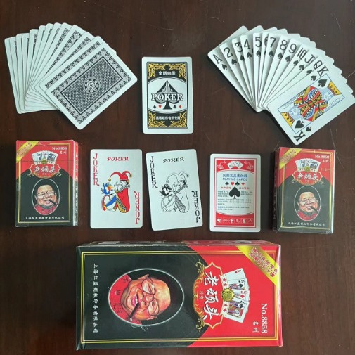 Chess and card room mahjong hall whole box 100 sets of playing cards genuine goods wuyi simple pack park special clearance wholesale foreign trade