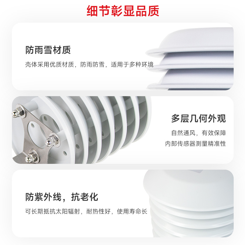 Ruiyika louver box multi-layer meteorological louver box rainproof anti-radiation anti-aging outdoor sensor protective cover