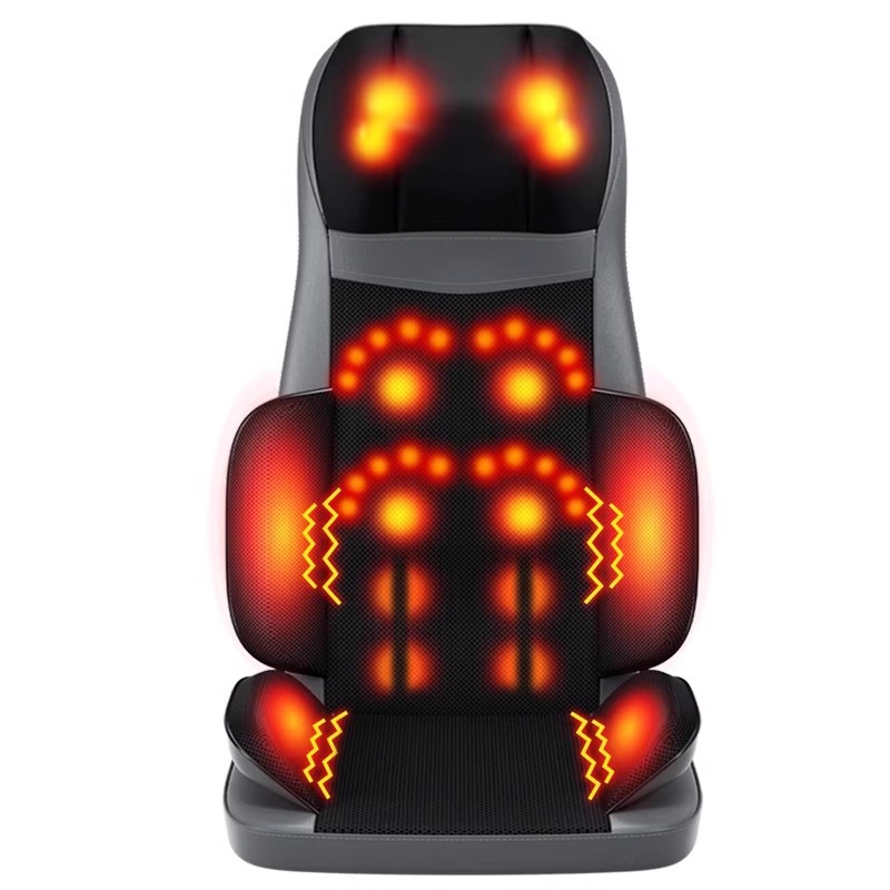 Cross-Border Factory Massage Cushion Shoulder, Neck, Waist and Back Five-In-One Massager Home Full Body Massager Kneading and Hair Replacement