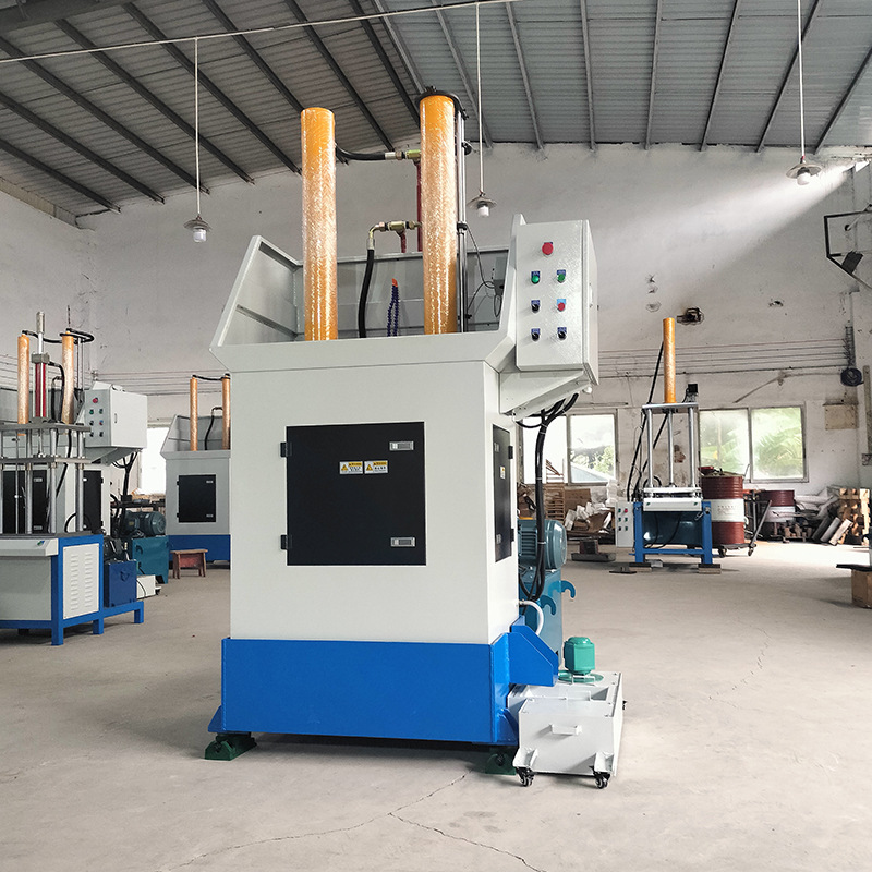 Lin Yu Machinery Source Factory Supply Sales Steering Wheel Vertical Double Cylinder Hydraulic Pulling Machine Cutting Machine