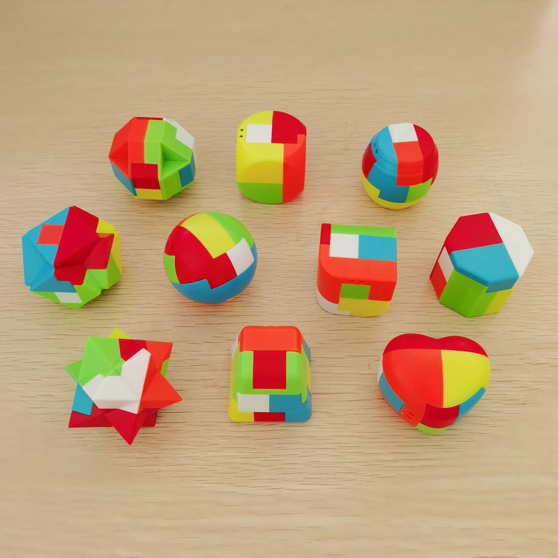 Kongming Lock Luban Lock Educational Toy for Children Aged 8-12, Intelligence Unlocking Magic Ball, Thinking Training, Puzzle Unlocking