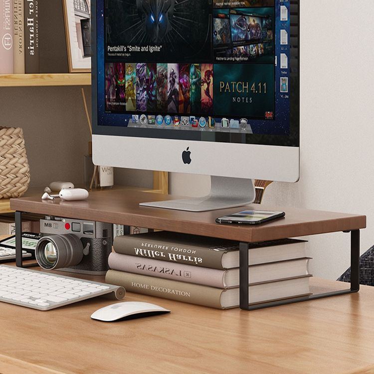 Computer Monitor Stand Riser Desktop Storage Rack Shelf Heavy-Duty