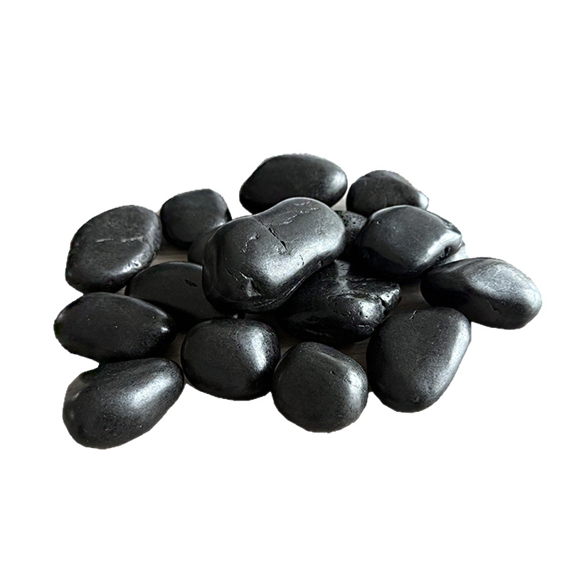 Black cobblestone fine throwing goose eggs courtyard paving paving garden landscaping fish tank bottom sand rain flower stone black stone