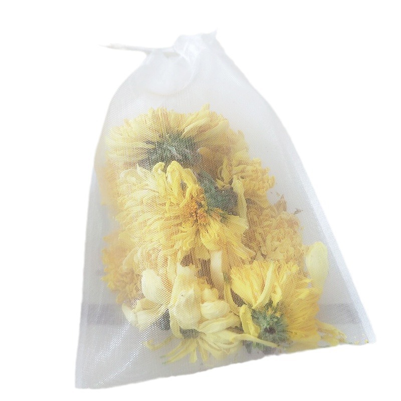 5 * 6cm one-piece delivery nylon drawstring tea bag tea bag specifications can be customized Chinese medicine residue filter bag wholesale