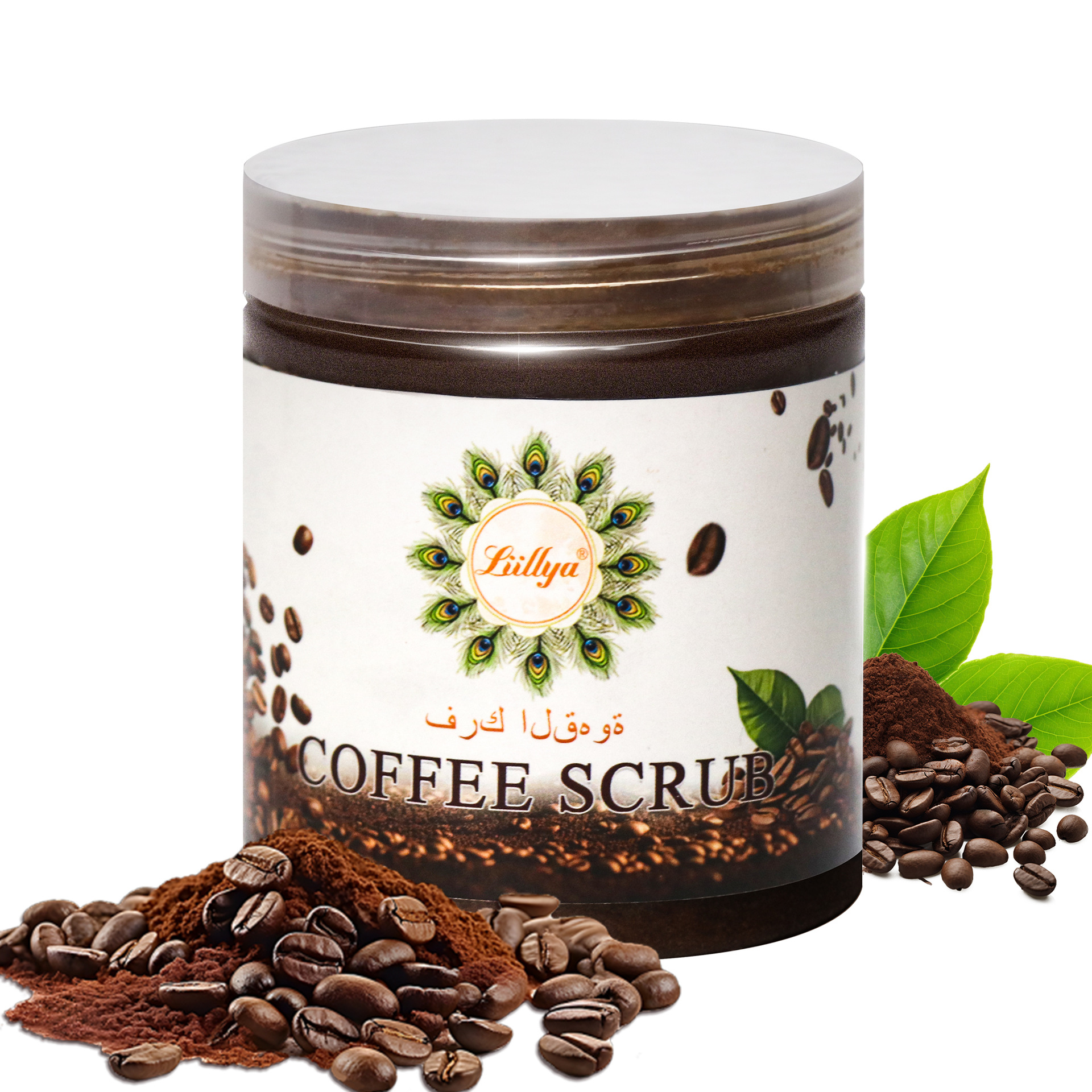 Cross-Border English Coffee Scrub Caffeine Body Scrub Export Bath Coffee Body Scrub
