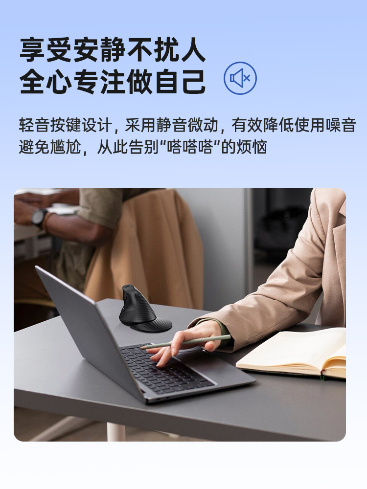 Color M618 Vertical Mouse Wireless Bluetooth Charging Wired Silent Ergonomic Vertical Handle USB Vertical