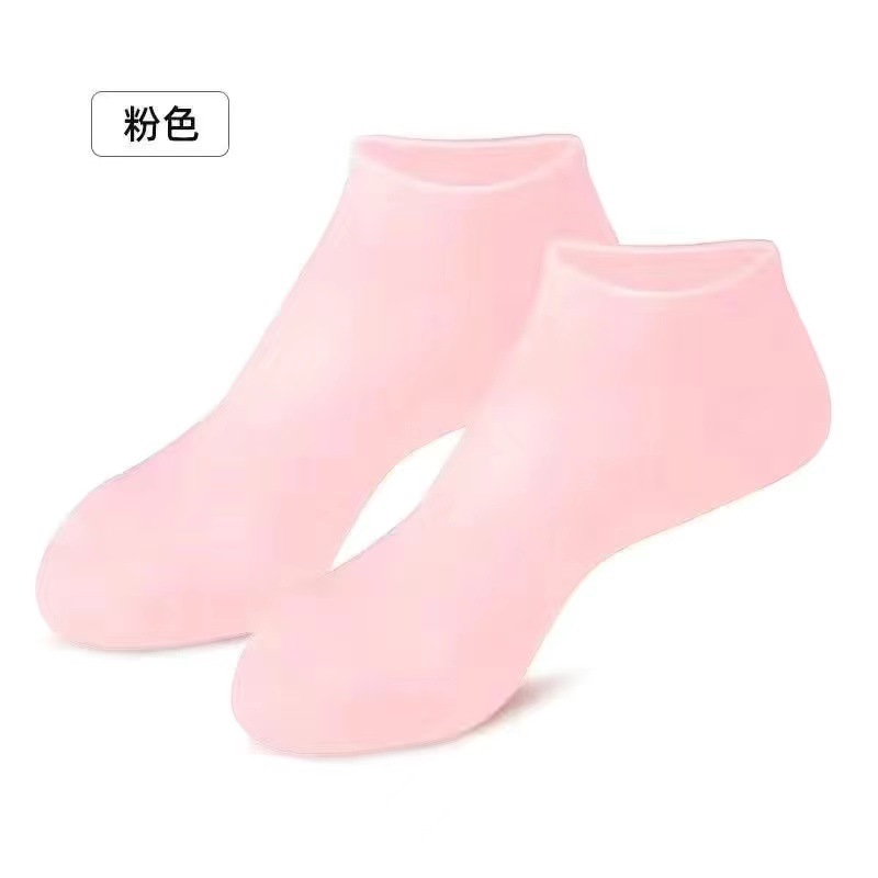 Full Foot Moisturizing Anti-Cracking Silicone Socks Hand Mask Foot Protector Heel Dry Cracking Protective Cover Hand and Foot Mask Beach Socks