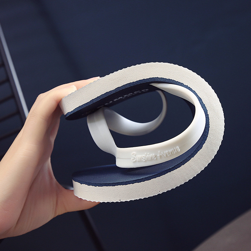 Slippers for Men Summer New Korean Style Trendy Flip-Flops Men's Non-Slip Rubber Slippers Student Beach Flip-Flops