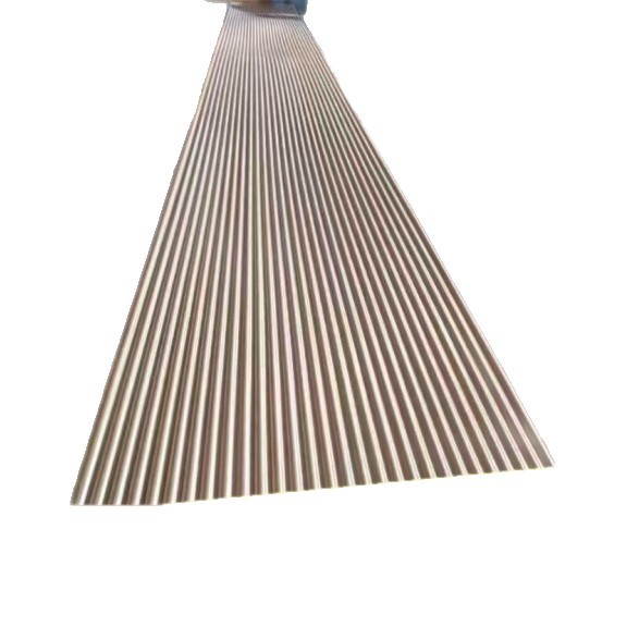 Factory 304 Stainless Steel Corrugated Board 201 316L Stainless Steel Color Steel Tile Thermal Insulation Corrugated Stainless Steel Tile