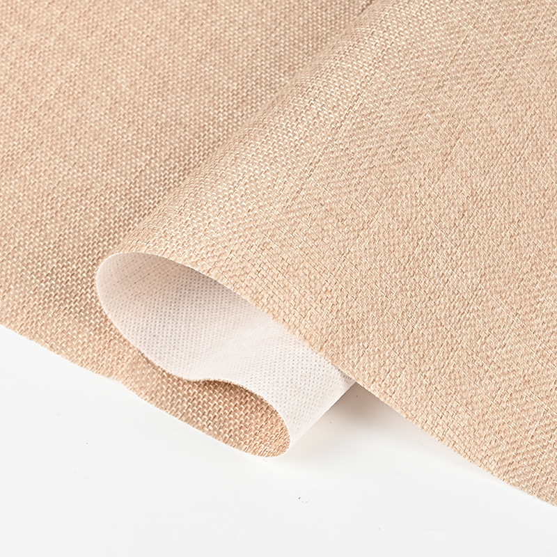 Jute Fabric Thickened Jute Slub Dyed Pe Coated Brushed Jute Bag Fabric Coarse Linen Luggage Fabric