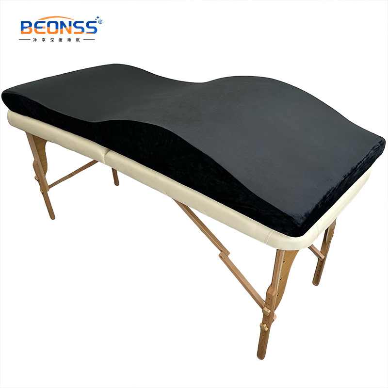 Eyelash Mattress Ergonomic Salon Curve Beauty Mattress Advanced Foam Cushion with Detachable Cloth Cover