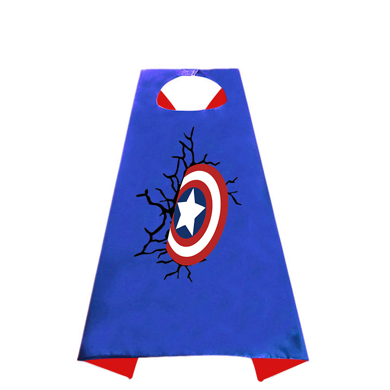 Kids Spider-Man Hero Cloak Hulk Cloak Cloak Children's Cloak Mask Halloween Performance Costume