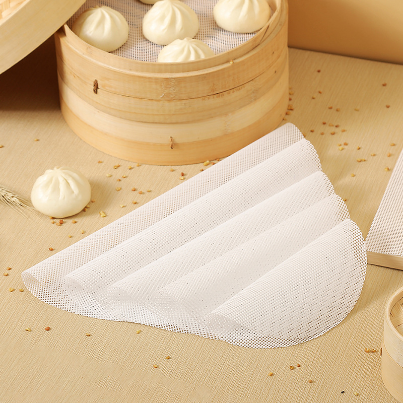 Steamer pad silicone steamer pad round silicone steamer cloth steamer paper steamed bun pad cloth steamed cloth steamed bun pad wholesale
