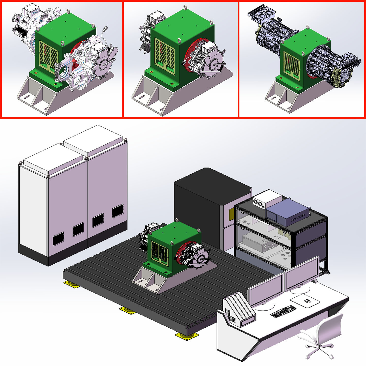 Motor Dynamometer Reducer Engine Fatigue Test Platform Torque Torque Power Speed Drag Tester