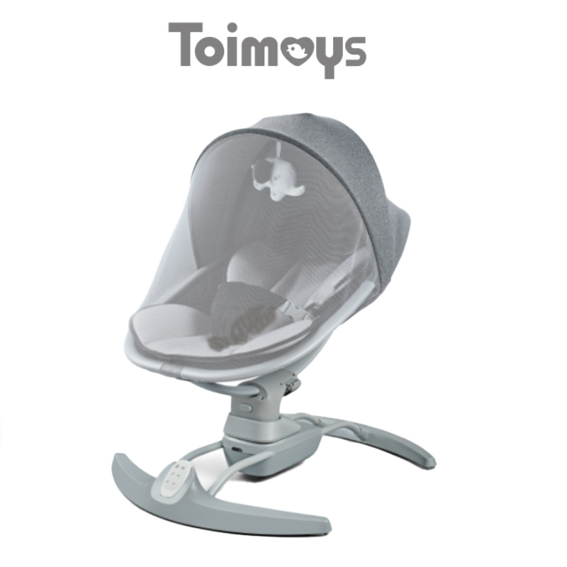 Электрическое качающее кресло 3в1, может сидеть и лежать, качалка для малыша