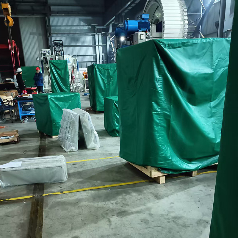 Export Wooden Box Rain Cover Waterproof Canvas Cover Mechanical Equipment Outdoor Sun Protection Pallet Cover Mechanical Equipment Dust Cover