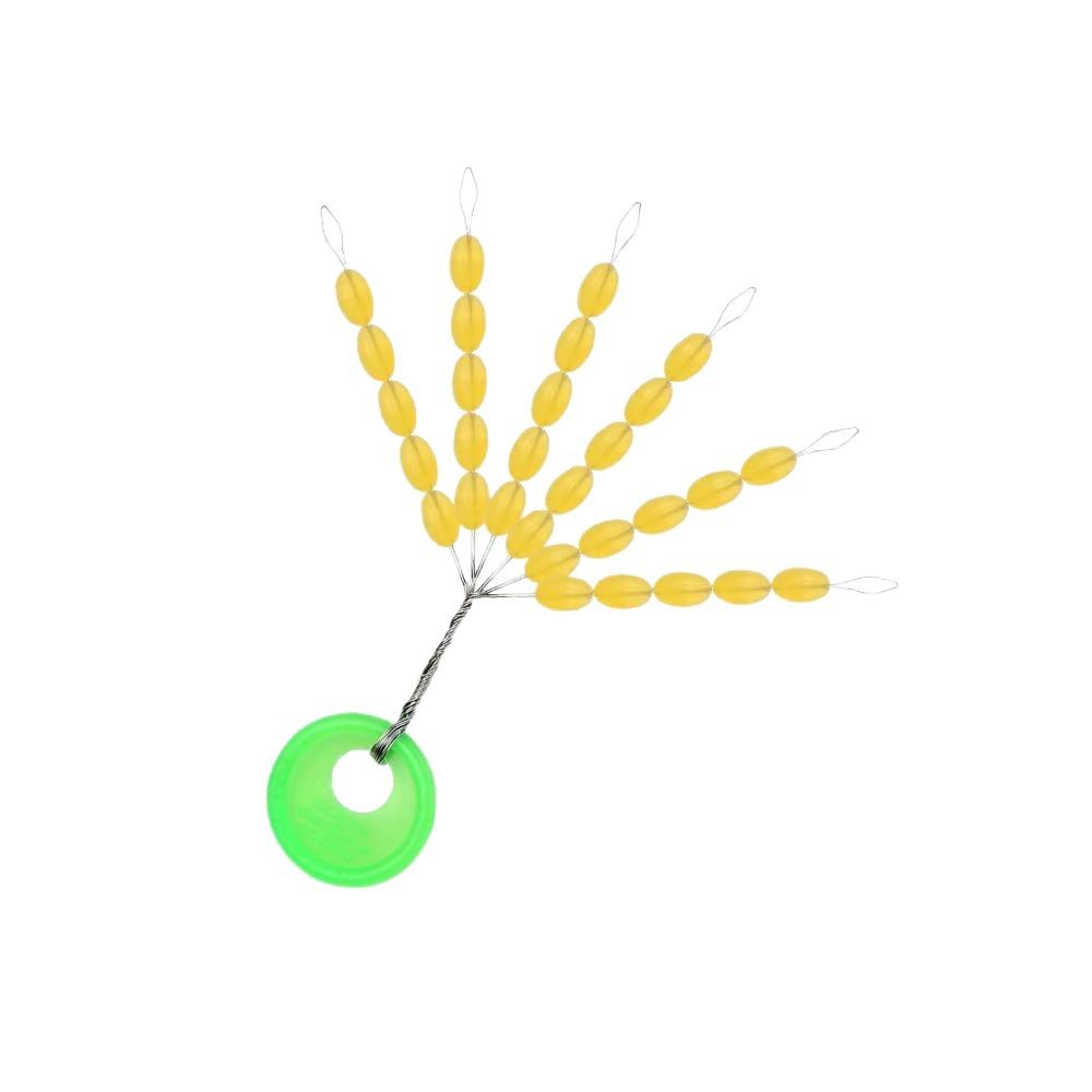 Space Beans Cross-Border Rubber Space Beans Olive Beans Colorful Space Beans Competition Beans Lure Accessories 6 Colors 30 Beans