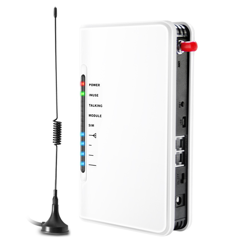 4g Wireless to Wired Phone Elevator Dial-Up Security Alarm Gateway Mobile Phone Card to Landline to Wired Fixed Line