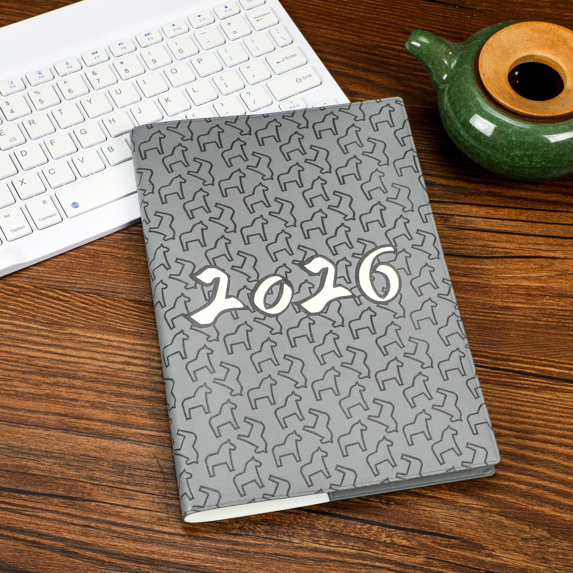 Customized Schedule Thickeneded Diary Efficiency Manual 365 Days Weekly Monthly Plan Work Log with Inspirational