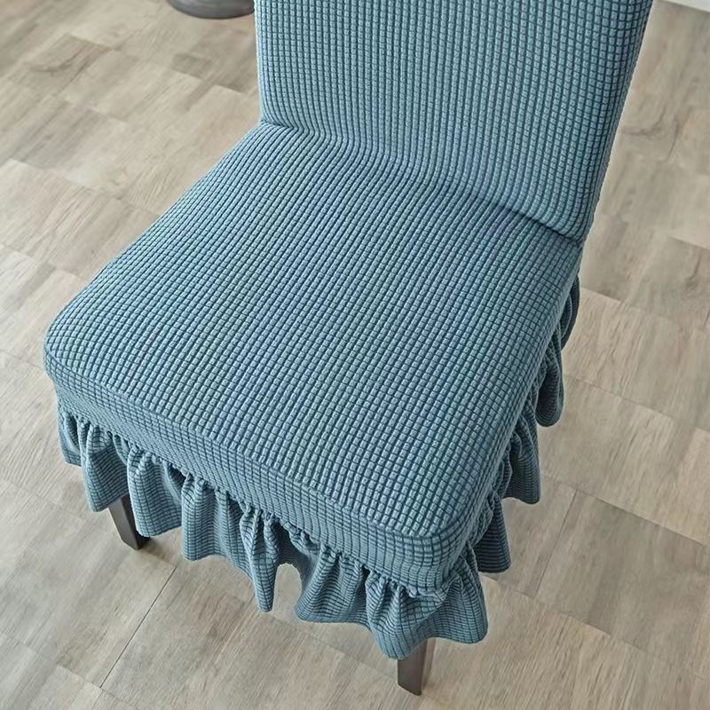 Wholesale Four Seasons Universal Hotel Chair Cover Skirt Chair Cover Universal Stretch Thickened Dining Table Chair Cover Household Seat Cover