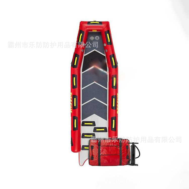 Ice Rescue Sled Board Inflatable Ice Sliding Life-Saving Board Fire Rescue Ice and Water Dual-Purpose Rubber Raft