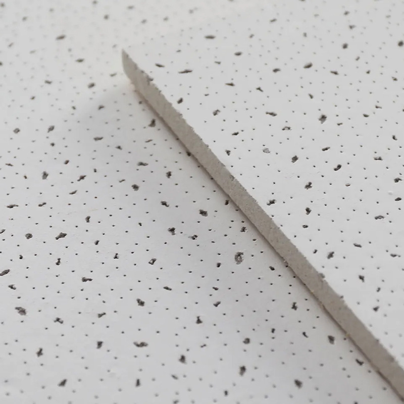 Self-Installed Ceiling Mineral Wool Board 600 Moisture-Proof and Heat-Insulating Black Mineral Wool Sound-Absorbing Board Office Ceiling Ceiling Material