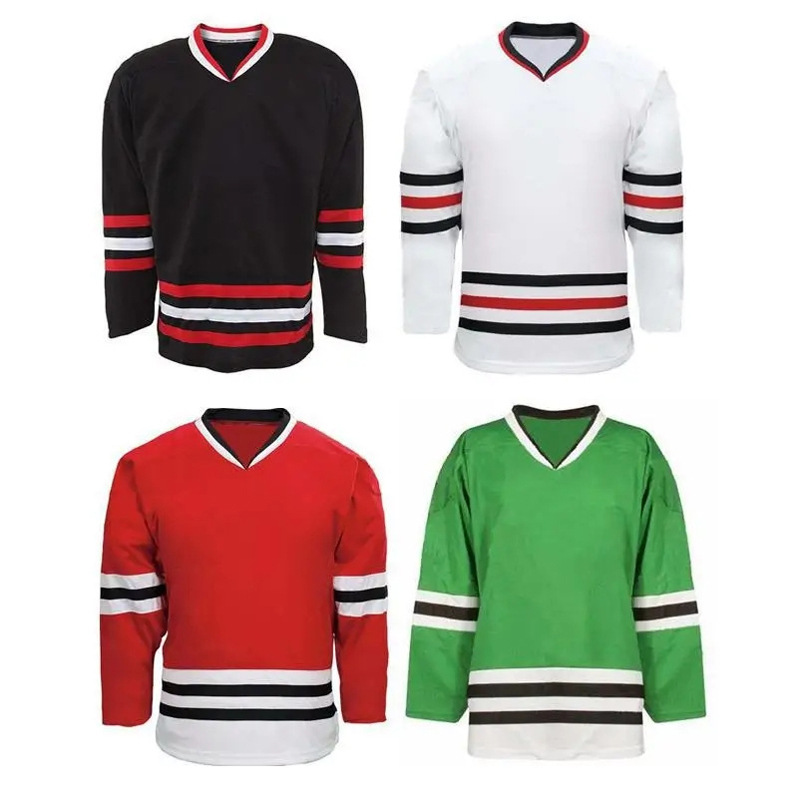 Cross-border Amazon ebay hockey uniform custom embroidered printed letters hockey uniform men's quick-drying clothes olive ball uniform