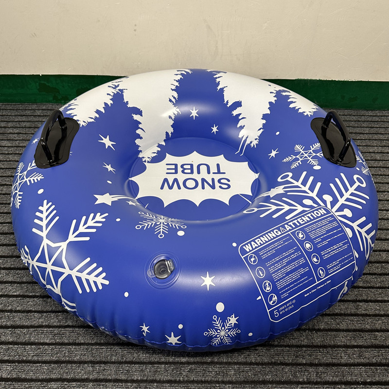 Ski ring inflatable ski sled Christmas snow tube cartoon cold-resistant outdoor sports ski supplies party party party toys