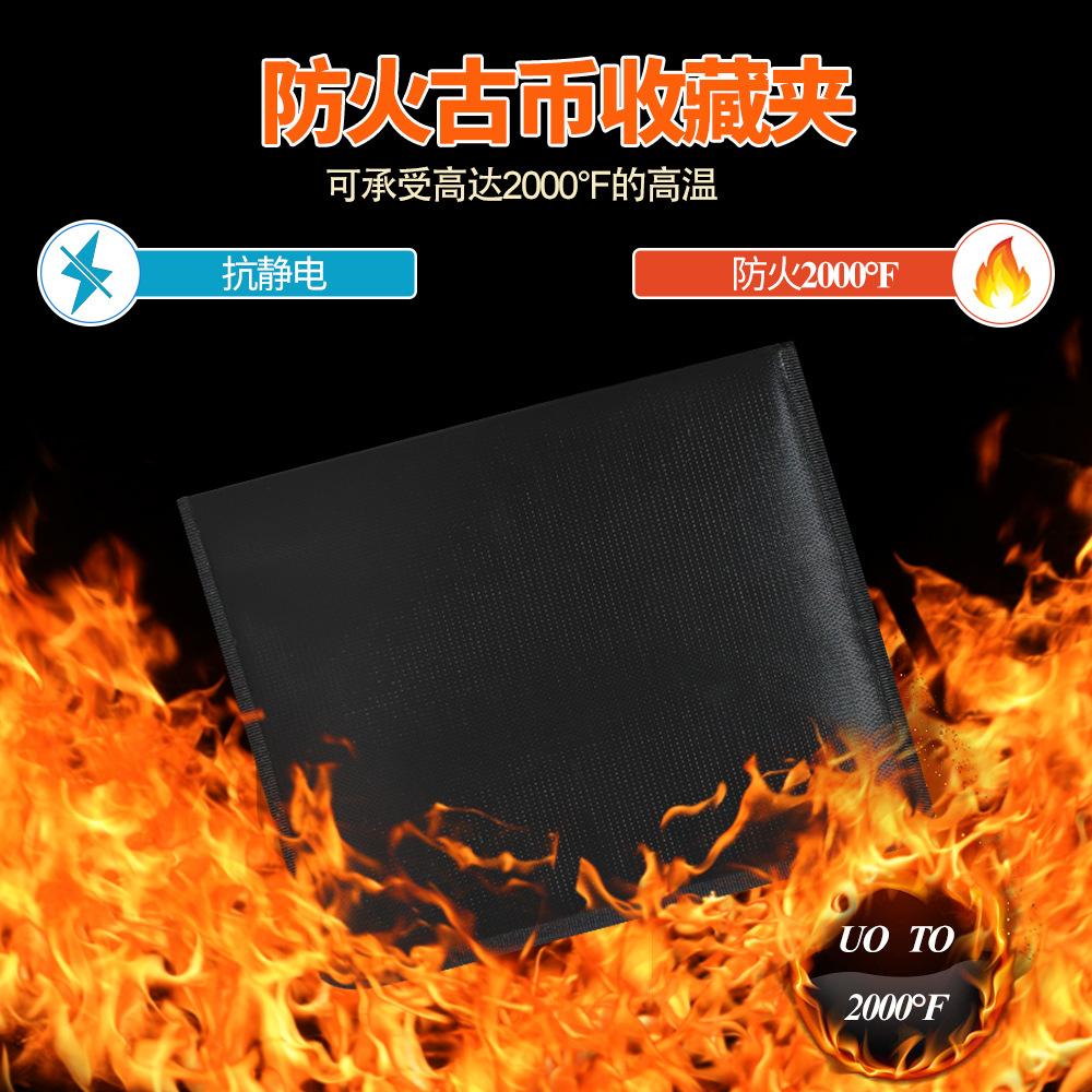 Fireproof Coin Folder Coin Collection Book Coin Ancient Coin Collection Zodiac Commemorative Coin Paper Money Fireproof Collection