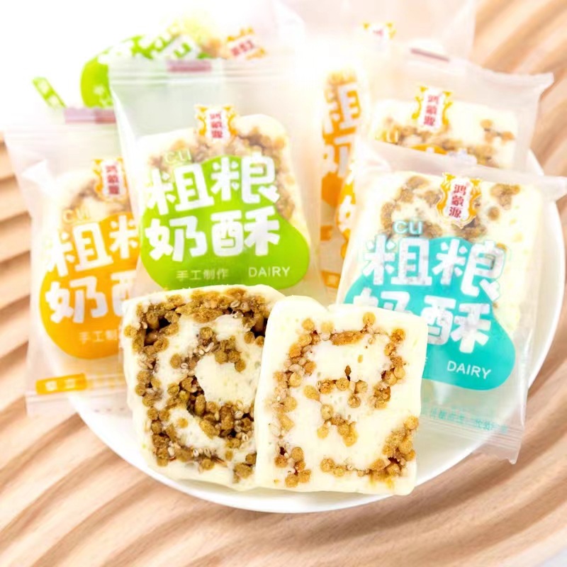 Coarse grain milk crisp handmade high-belly oatmeal quinoa buckwheat snack specialty Inner Mongolia delivery