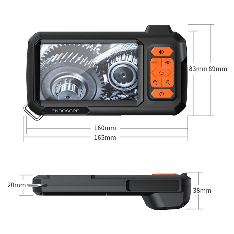 Industrial pipeline endoscope 1080p HD with screen endoscope 4.3 inch handheld endoscope