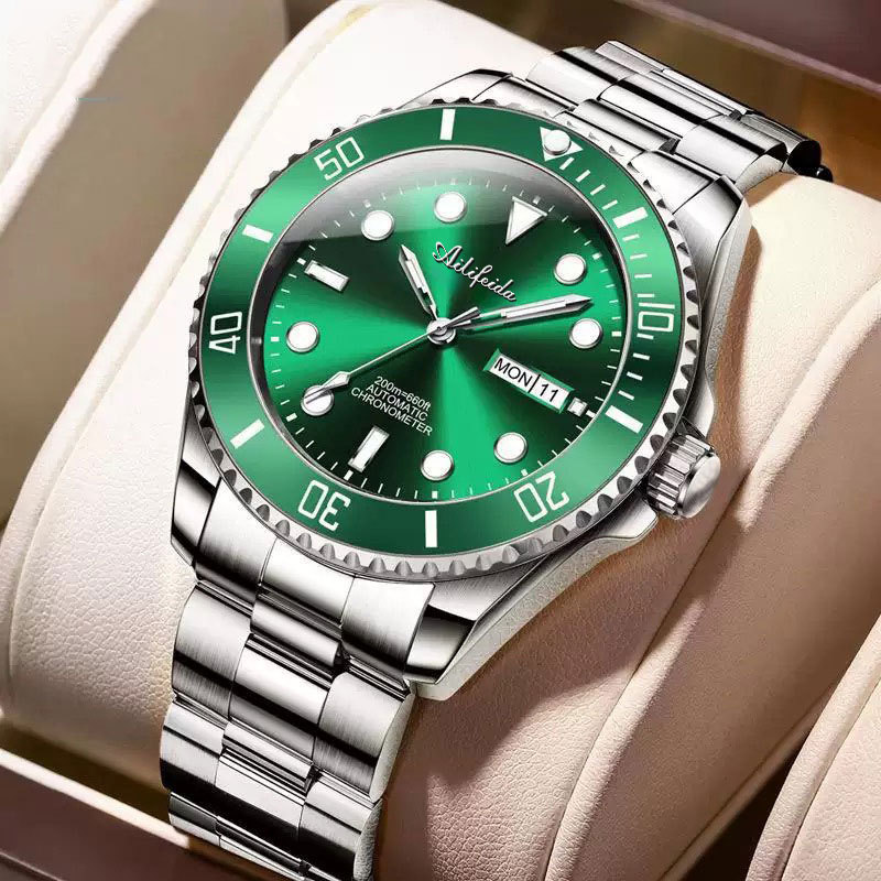 Часы Aili Dial кварцевые для мужчин с прозрачной задней крышкой, видимая прямая трансляция, популярная модель, светящиеся, доступна дропшиппинг