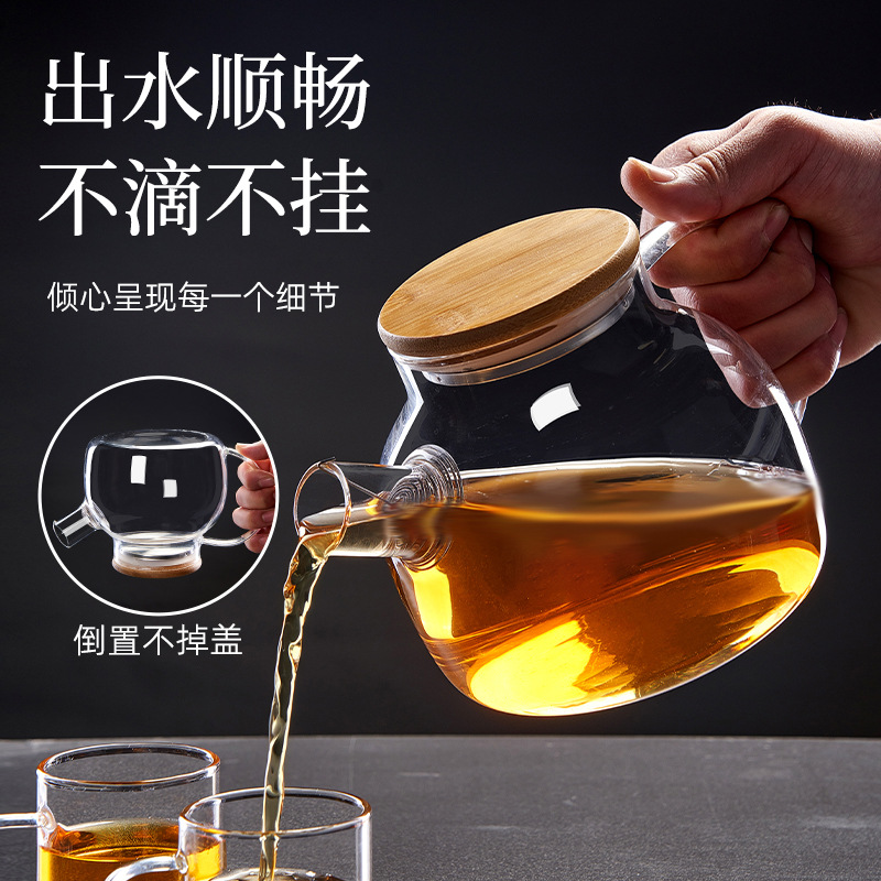 Glass Wine Pot, Winter White Wine Warmer, Household Wine Pot, Special Pot for Cooking Yellow Wine, Stove Cooking Wine Set, Wine Warmer